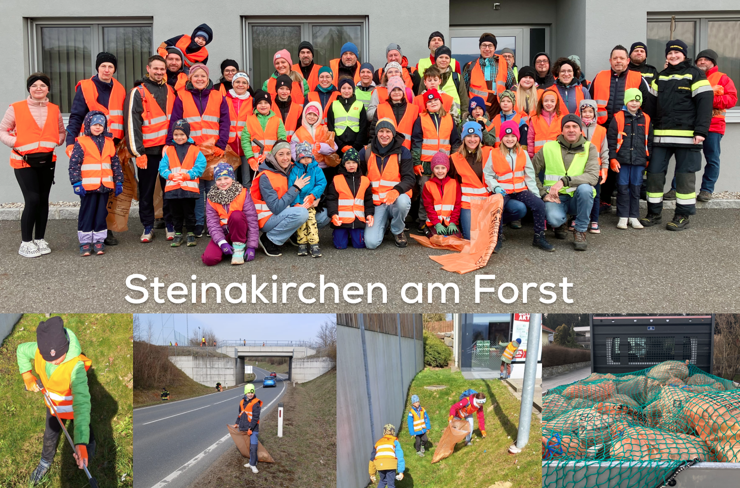 Gruppenfoto der freiwilligen Helferinnen und Helfer