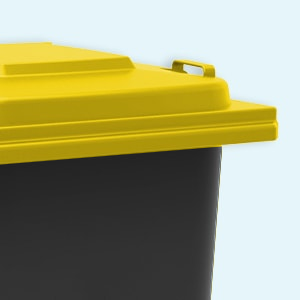 Abbildung einer Tonne zur Sammlung von Verpackungsmaterial