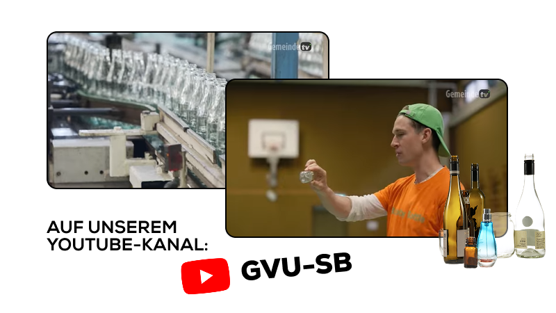 2 Vorschaubilder f&uuml;r das Video zu Altglasrecycling